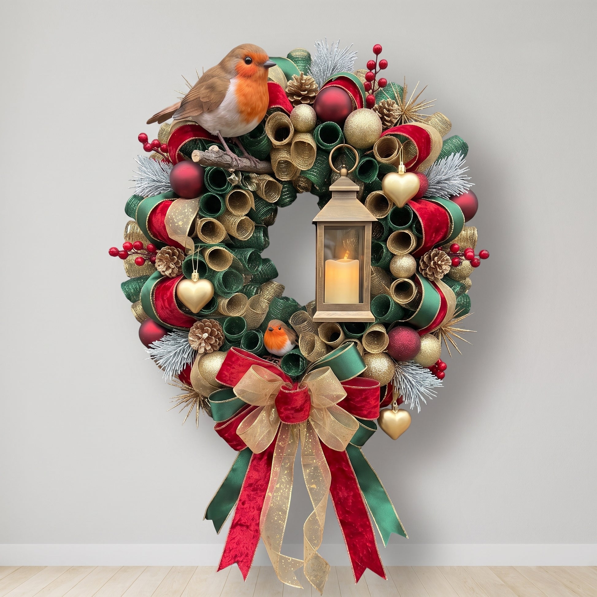 Memorial Robin wreath